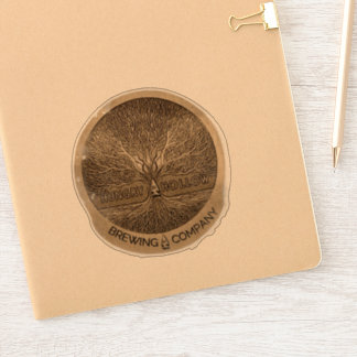 Hungry Hollow Brewing Company Transparent Kiss Cut Aufkleber