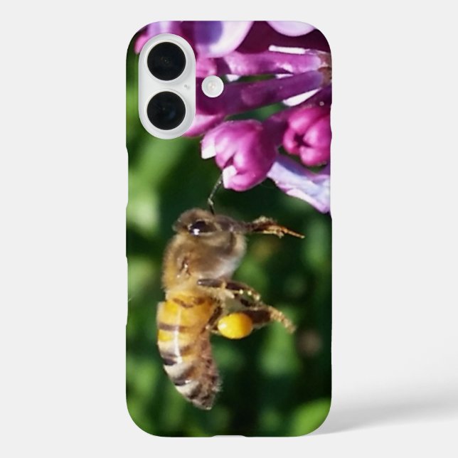 Hungry Honey Bee and Lilacs Case-Mate iPhone Hülle (Rückseite)