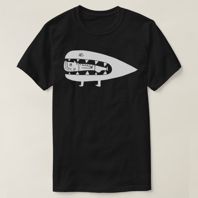 Hungry Monster drawing by Jad Fair  T-Shirt (Design vorne)