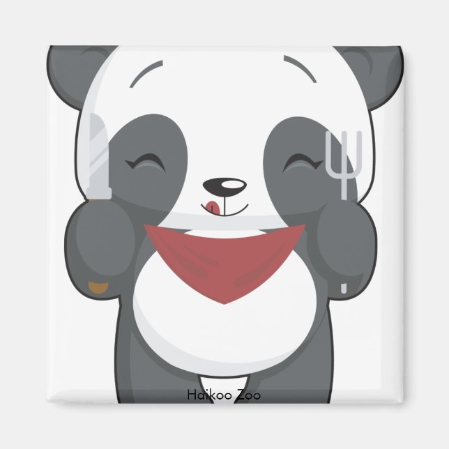 Hungry Panda Magnet (Vorne)