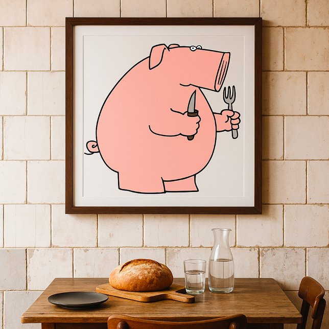 Hungry Pig Poster (Von Creator hochgeladen)