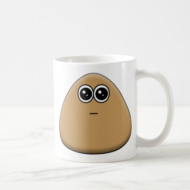 Hungry Pou - Tasse (Rechts)