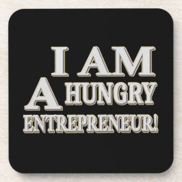 "HUNGRY UNTERREPRENEUR" Niedliches Design. Jetzt k Getränkeuntersetzer