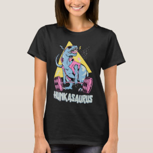 Hunkasaurus T Rex Dinosaur Lustiges Fitnessstudio T-Shirt