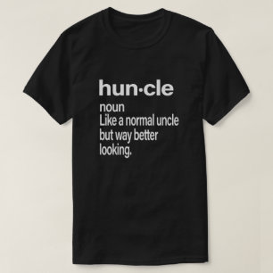 Hunkle Definition lustiges cooles Onkel-Geschenk T-Shirt