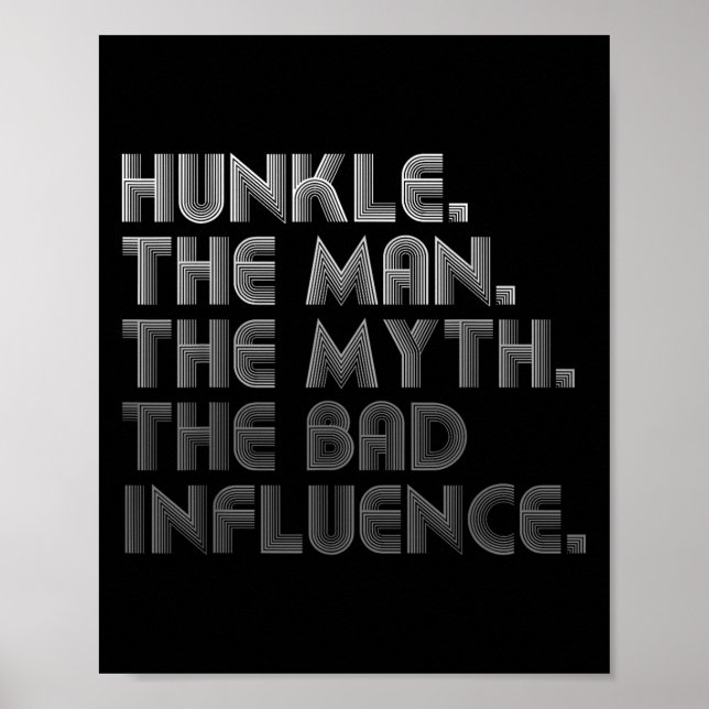 Hunkle den Mann, den Mythos, den schlechten Einflu Poster (Vorne)