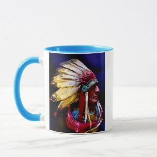 "Hunkpapa" Häuptling Original Kunst Tasse