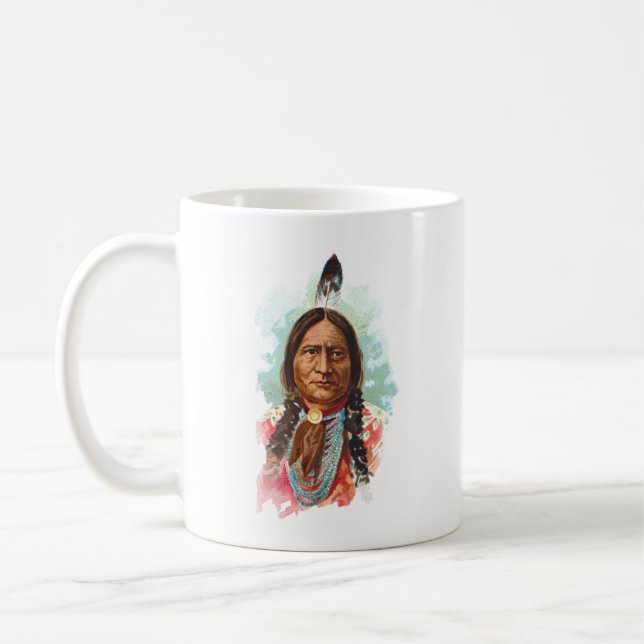 Hunkpapa Sioux Leiter: Sitting Bull Tasse (Links)