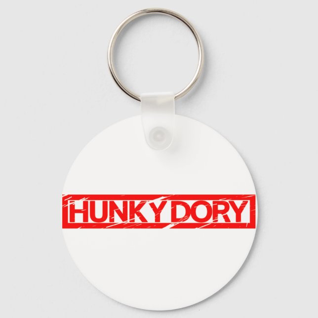 Hunky Dory Briefmarke Schlüsselanhänger (Vorderseite)