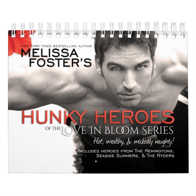 Hunky Helden der Liebe in Bloom Series Calendar Kalender (Titelbild)