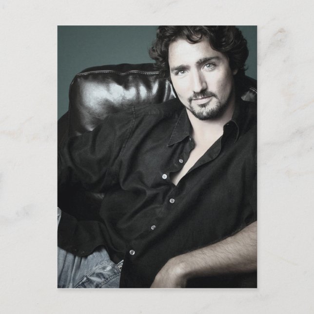 Hunky Schnurbart Justin 2006 Postkarte (Vorderseite)