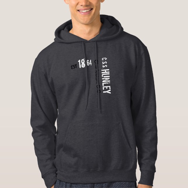 Hunley UnterseebootHoodie Hoodie (Vorderseite)