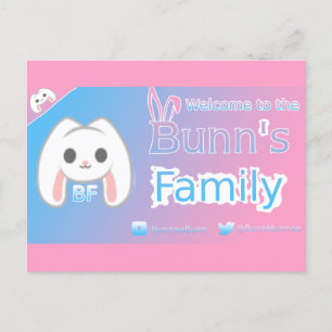 HunneBunn Postcard Postkarte