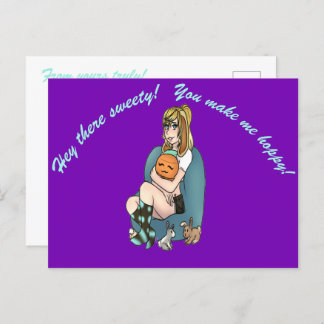 HunneeBunn Postcard Postkarte