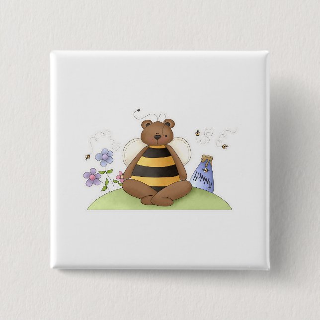 Hunny Bär Button (Vorderseite)