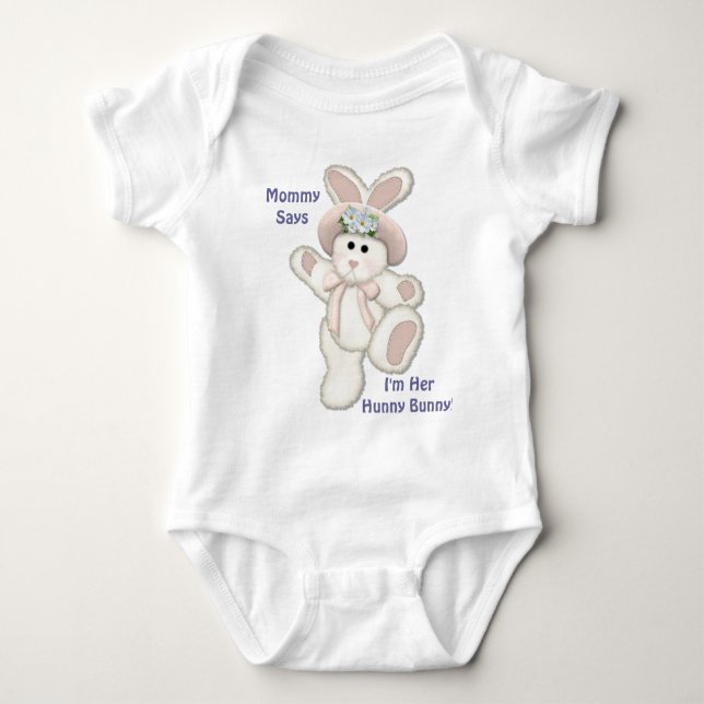 Hunny Bunny Baby für Mädchen Baby Strampler (Vorderseite)