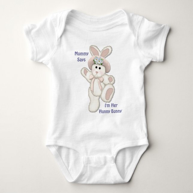 Hunny Bunny Baby für Mädchen Strampler (Vorderseite)