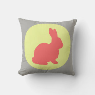 Hunny Bunny Funky Pastellfarben Wurfkissen Kissen