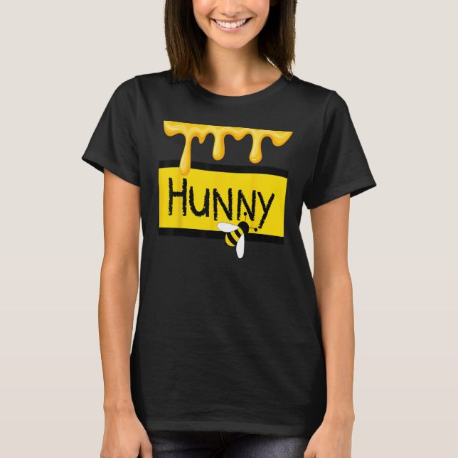 Hunny (Honey) Jar Simulating with dripping Honig a T-Shirt (Vorderseite)