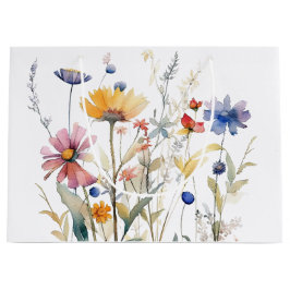 'Hunny' Wildblume Geschenktasche Große Geschenktüte