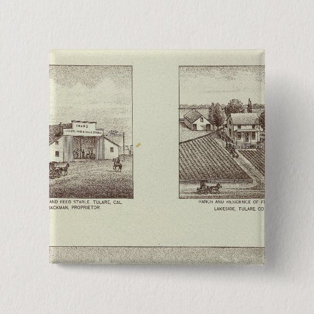 Hunsaker ranch, Woodville Button (Vorderseite)