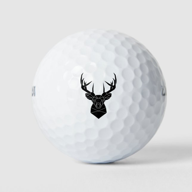 Hunt Deer Modern Golfball (Vorderseite)