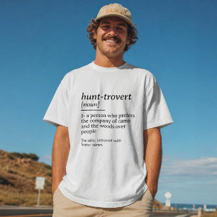 Hunt-Rovert Lustiges Jagdwörterbuch Definition T-Shirt