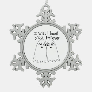 Hunt You - Bis zum Tod tun wir klassisch Schneeflocken Zinn-Ornament