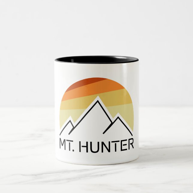 Hunter Alaska Retro Zweifarbige Tasse (Mittel)