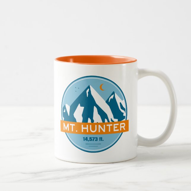 Hunter Alaska Stars Moon Zweifarbige Tasse (Rechts)
