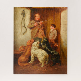 Hunter and Boy von Arthur Fitzwilliam Tait 1876 Puzzle
