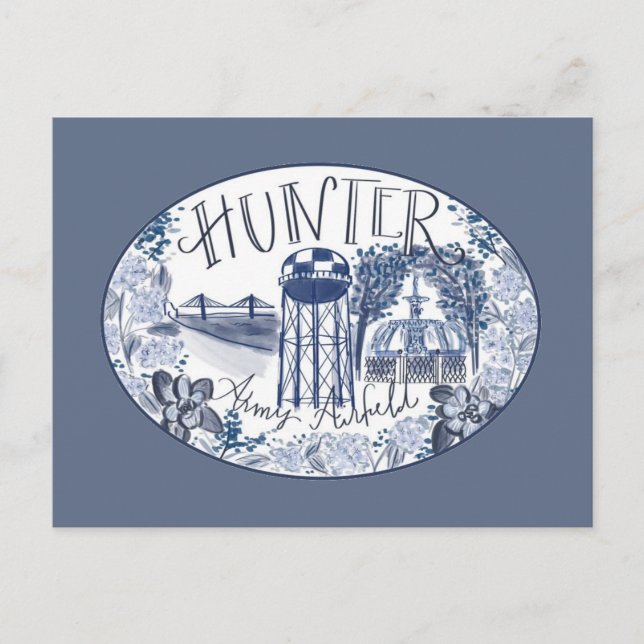 Hunter Army Airfield Postcard Postkarte (Vorderseite)