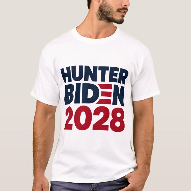 Hunter Biden Präsident 2028 T-Shirt (Vorderseite)