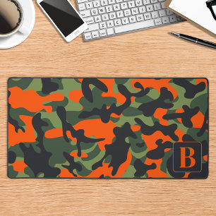 Hunter Camouflage Personalisiert Monogram Camoufla Schreibtischunterlage