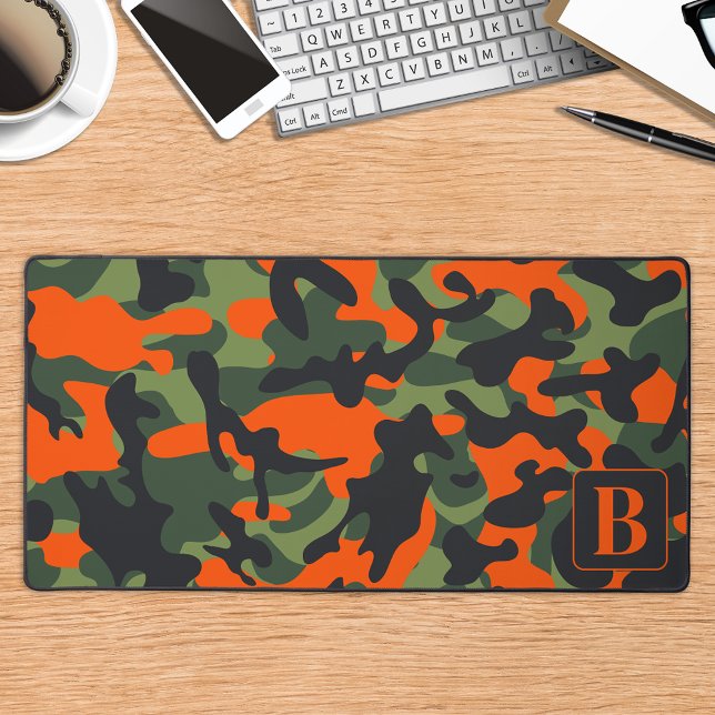 Hunter Camouflage Personalisiert Monogram Camoufla Schreibtischunterlage (Von Creator hochgeladen)