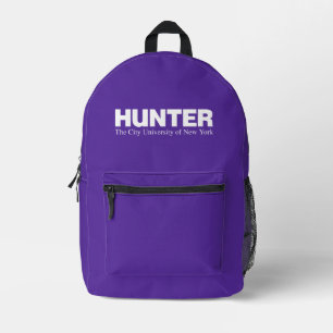 Hunter College CUNY Akademisches Logo Bedruckter Rucksack