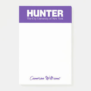 Hunter College CUNY Akademisches Logo Post-it Klebezettel