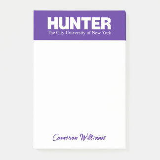 Hunter College CUNY Akademisches Logo Post-it Klebezettel