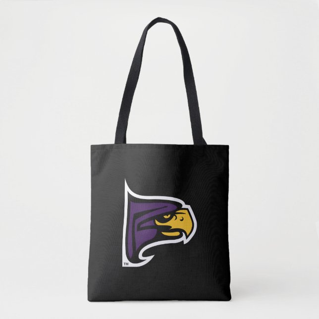 Hunter College Hawk Profil Maskottchen (Vorderseite)