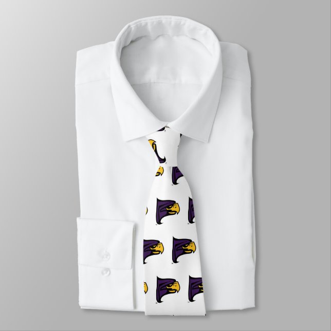 Hunter College Hawk Profil Maskottchen Krawatte (Gebunden)