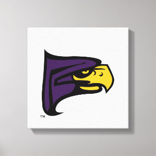 Hunter College Hawk Profil Maskottchen Leinwanddruck