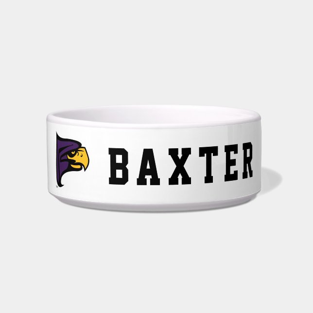 Hunter College Hawk Profil Maskottchen Napf (Vorderseite)