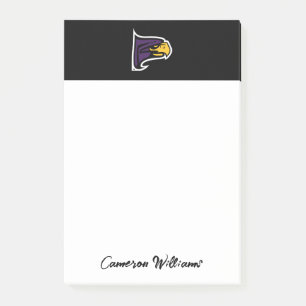 Hunter College Hawk Profil Maskottchen Post-it Klebezettel