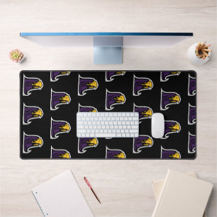 Hunter College Hawk Profil Maskottchen Schreibtischunterlage