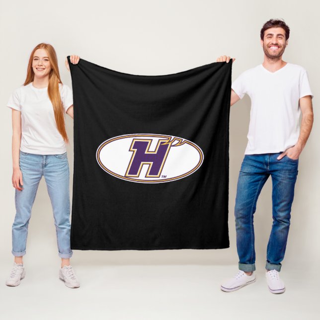 Hunter College Hawks Athletik-Logo Fleecedecke (Beispiel)
