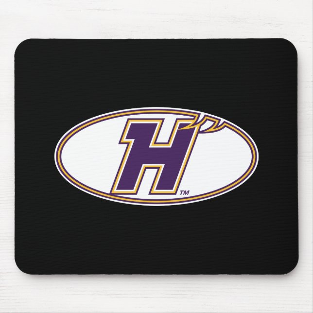 Hunter College Hawks Athletik-Logo Mousepad (Vorne)