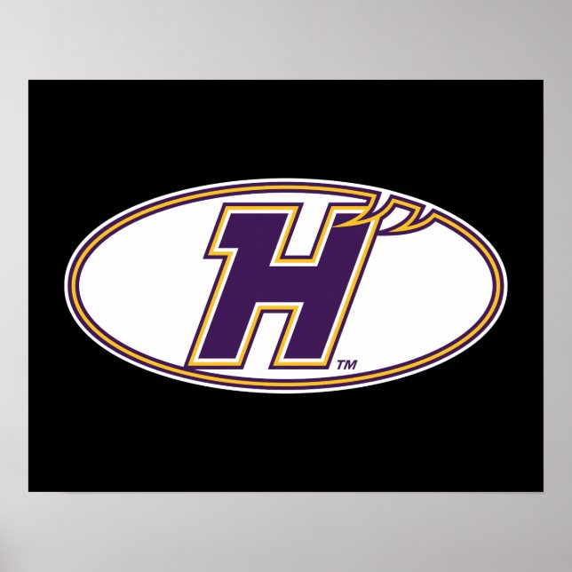Hunter College Hawks Athletik-Logo Poster (Vorne)