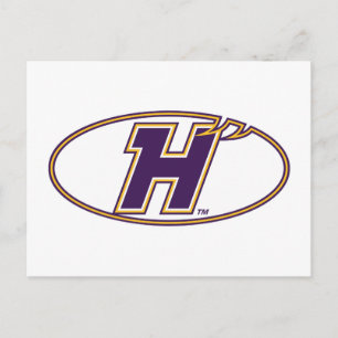 Hunter College Hawks Athletik-Logo Postkarte