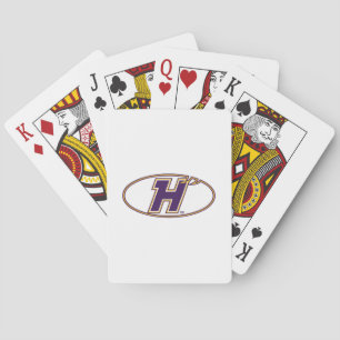 Hunter College Hawks Athletik-Logo Spielkarten
