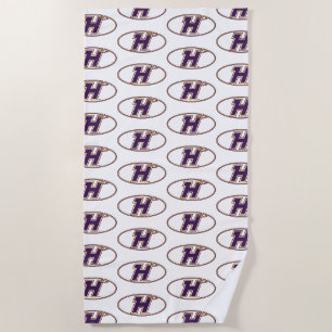 Hunter College Hawks Athletik-Logo Strandtuch